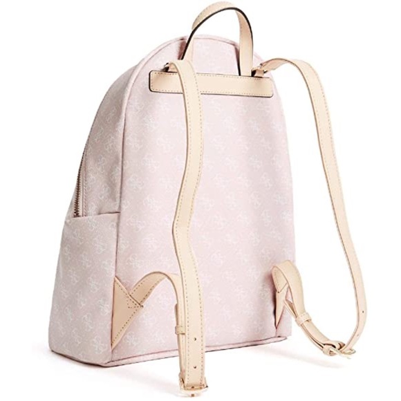 NEW GUESS Leeza PINK Logo Backpack - Picture 7 of 7